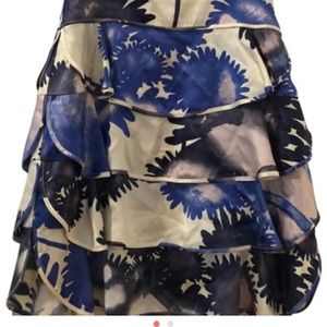 Cynthia Steffe tiered silk dress